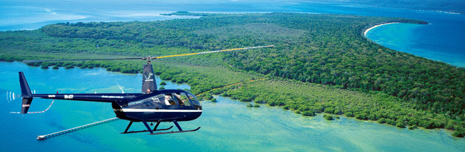 Gold Coast Island Helicopter Flight